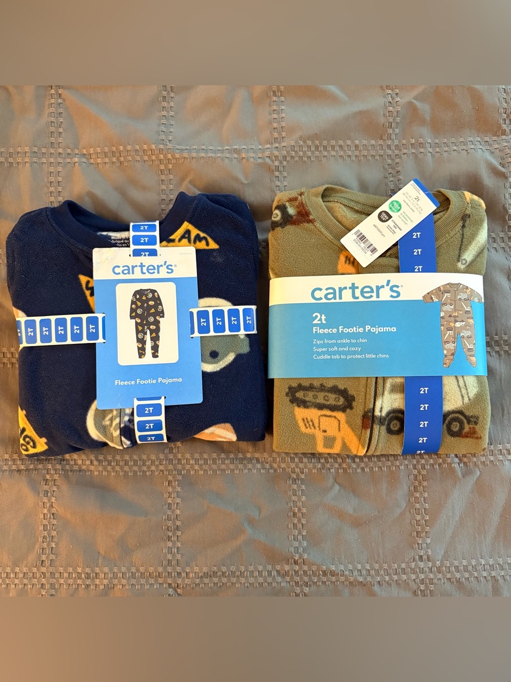 Carter’s Fleece Footie Pajamas Bundle